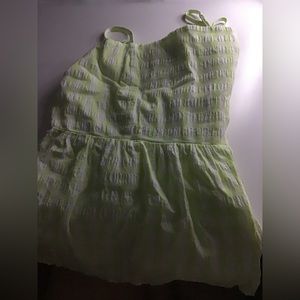 Green cute tank
